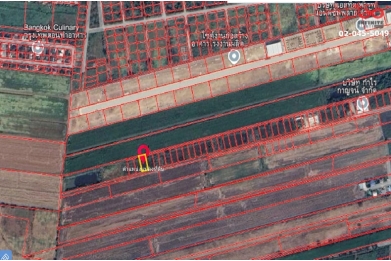 90389, ขายที่ดินเปล่าถมแล้ว 100 ตารางวา ถนนลำลูกกา ปทุมธานี 