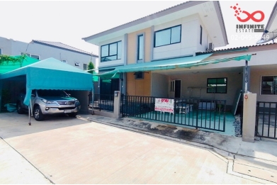 90753, ให้เช่าบ้านแฝด 2 ชั้น 35.8 ตารางวา คาซ่า วิลล์ ปิ่นเกล้า-ศรีรัช ซอยวัดส้มเกลี้ยง