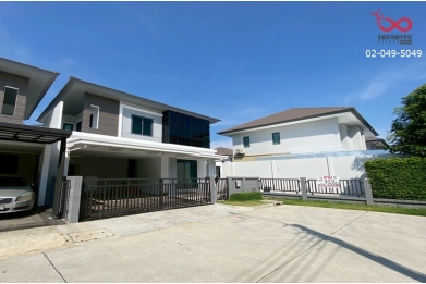 90774, ขายบ้านแฝด 44.7 ตารางวา แกรนด์ บริทาเนีย ราชพฤกษ์-พระราม 5 ติดถนนนครอินทร์ หลังริม