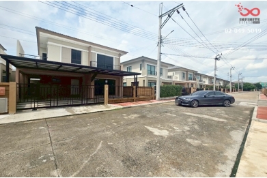 91201, ขายบ้านเดี่ยว ภัสสร ไพรด์ ปิ่นเกล้า-วงแหวน 36.3 ตารางวา ถนนนครอินทร์