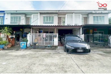 91429, ขายทาวน์โฮม 2 ชั้น พฤกษาวิลล์ 49 ศรีนครินทร์ สมุทรปราการ ใกล้ BTS พร้อมอยู่ ต่อเติมครบ