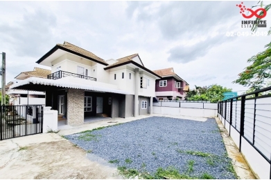 91469, ขายบ้านเดี่ยว 2 ชั้น หลังริม พร้อมอยู่ หมู่บ้านสินบดี ใกล้ราชพฤกษ์ บางบัวทอง  