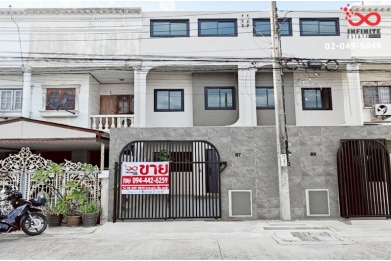 91690, ขายทาวน์เฮ้าส์ 2 ชั้น ซอยประวิทย์และเพื่อน 14 ถนนอุดมสุข 51 บางจาก พระโขนง