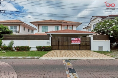 91560, ขายบ้านเดี่ยว 2 ชั้น หมู่บ้านบุรีรมย์-ซาฟารี ถ.เลียบคลองสอง ต้นโครงการ พร้อมอยู่