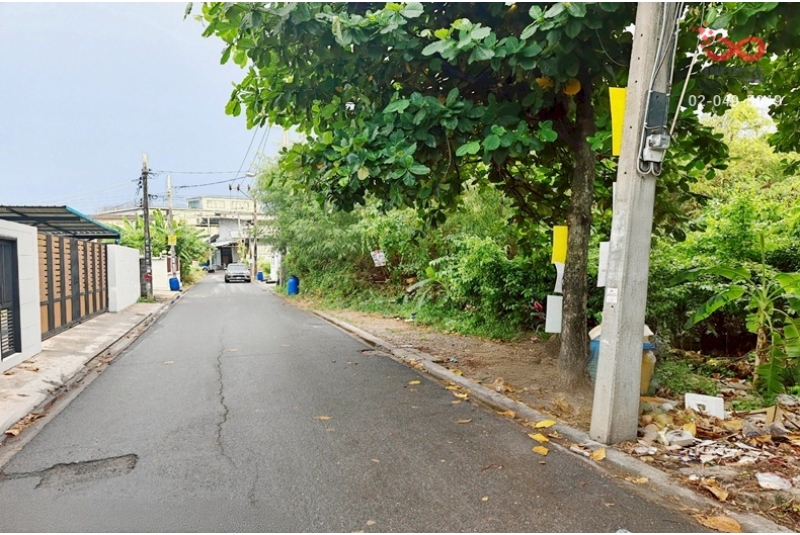 ขายที่ดินเปล่า 92 ตร.ว ถนนรามอินทรา - คู้บอน 31 ใกล้รถไฟฟ้าสายสีชมพู