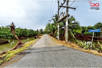 91696, ขายที่ดินสวนเกษตร 38 ไร่ นครชัยศรี นครปฐม ถนนลาดยางหน้าที่ดิน ใกล้แหล่งชุมชน เหมาะทำฟาร์มและรีสอร์ท