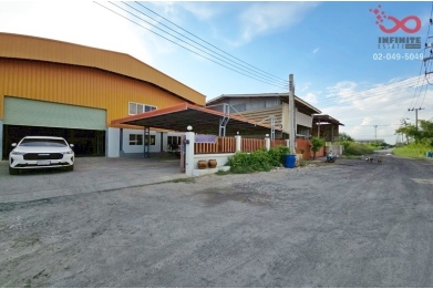 91722, ขายโกดัง 395ตรม.พร้อมที่ดิน 206ตรว.แพรกษา สมุทรปราการ ใกล้นิคมบางปู