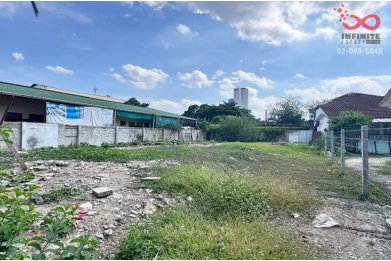 91483, ขายที่ดิน 100ตรว.ถมแล้ว ใกล้ทางด่วน สุทธิสาร-อินทามระ43 ดินแดง 