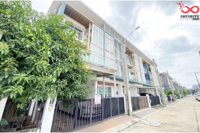 91853, ขายทาวน์เฮาส์ 3ชั้น ชวนชื่น โมดัส เซนโทร แจ้งวัฒนะ-ปากเกร็ด 41 หลังริม 