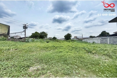 91882, ขายที่ดินถมแล้ว 842 ตรว.  ซอยลาดพร้าว 63 เขตบางกะปิ ใกล้ MRT สายสีเหลือง