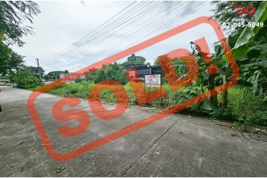 91982, ขายที่ดินเปล่า 64 ตร.วา แปลงสวย ซอยคู้บอน 31 แยก 5 ใกล้แฟชั่นไอส์แลนด์ รามอินทรา รถไฟฟ้าสายสีชมพู