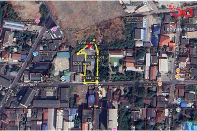 92084, ขายบ้านพร้อมที่ดิน 322ตร.วา ถนนสุขุมวิท สมุทรปราการ ใกล้ BTS ปากน้ำ