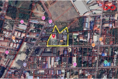 92085, ขายที่ดินใจกลางเมือง สมุทรปราการ 2ไร่ เศษ ถนนสุขุมวิท ใกล้ BTS 