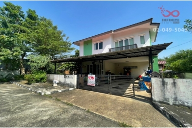 91904, ขายบ้านเดี่ยว 2 ชั้น 81 ตร.วา บ้านกฤษณา ติวานนท์ หลังริม ใกล้ทางด่วน