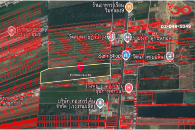 92144, ขายที่ดิน 97 ไร่  คลอง 9 รังสิต–นครนายก สร้างโรงงาน คลังสินค้า ผังสีม่วง 