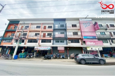 91851, ขายอาคารพาณิชย์ 4 ชั้น ติดถนน พระองค์เจ้าสายคลอง 4 ลำลูกกา ปทุมธานี  