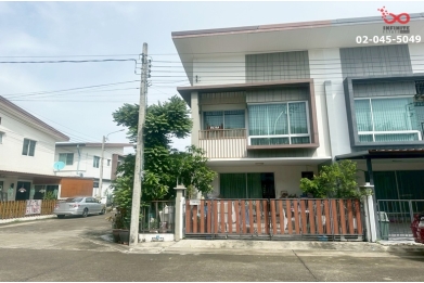91745, ขายทาวน์โฮม 2ชั้น ไทมส์ พระราม5 นครอินทร์ หลังมุม 28ตร.วา ฟังก์ชันครบ