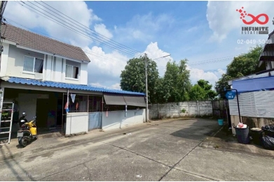 92152, ขายทาวน์เฮ้าส์ พฤกษา 60 รังสิต–ปทุมธานี บางพูน หลังริม 38ตร.วา ต่อเติมครบ
