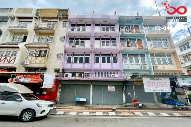 92218, ขายอาคารพาณิชย์ 4.5ชั้น 2คูหา ติดถนนสรศักดิ์ มหาชัย สมุทรสาคร 