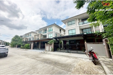 92075, ขายบ้านเดี่ยว ภัสสร วงแหวน–รามอินทรา 3ชั้น หลังริม 69ตร.วา ใกล้แฟชั่นไอส์แลนด์–ทางด่วน–รถไฟฟ้า