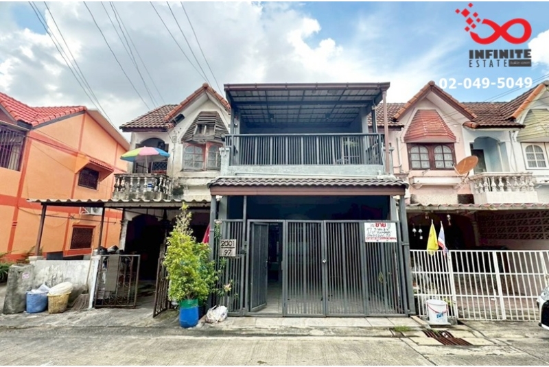 ขายทาวน์เฮ้าส์ สาธิตวิลล่า สุขุมวิท101/1 วชิรธรรมสาธิต69 ใกล้ทางด่วน 2ชั้น 17ตรว.