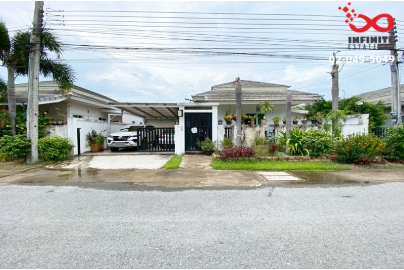 ขายบ้านชั้นเดียว 84 ตรว. ม.บ้านสวนมีสุข บางเสร่ สัตหีบ ชลบุรี