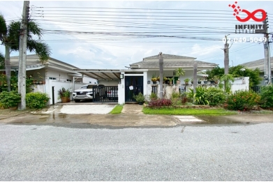 92133, ขายบ้านชั้นเดียว 84 ตรว. ม.บ้านสวนมีสุข บางเสร่ สัตหีบ ชลบุรี