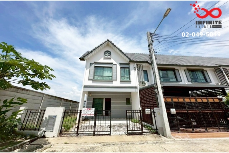 ขายทาวน์โฮม โมดิวิลล่า ราชพฤกษ์-ติวานนท์ (ถ.345)หลังริม 2ชั้น 26.5ตรว.