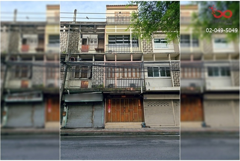 ขายอาคารพาณิชย์ 3.5ชั้น 15ตร.ว. ถนนประชาสุข ใกล้ MRT ห้วยขวาง