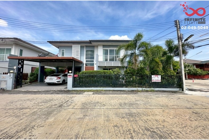 ขายบ้าน 2ชั้น 61ตร.ว.พฤกษานารา โรจนะ หลังมุม บางปะอิน อยุธยา