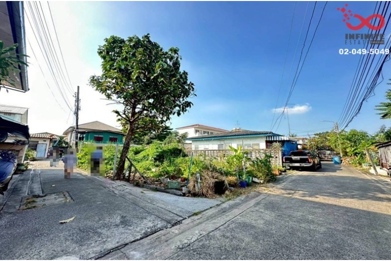 ขายที่ดิน 36ตร.วา ซอยประชาราษฎร์ 20 นนทบุรี ใกล้รถไฟฟ้าสายสีม่วง