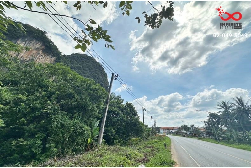 ขายที่ดินเปล่า 7 ไร่ 57 ตรว. ถนนหนองทะเล (กระบี่-เขาทอง) อ่าวนาง  อ.เมืองกระบี่ 