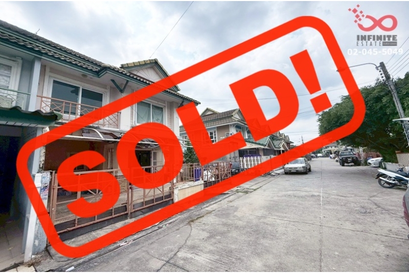 ขายทาวน์เฮ้าส์ หลังมุม พฤกษา 18 ขายถูก 2ชั้น 24ตร.ว.บางใหญ่ นนทบุรี  ใกล้ MRT สายสีม่วง